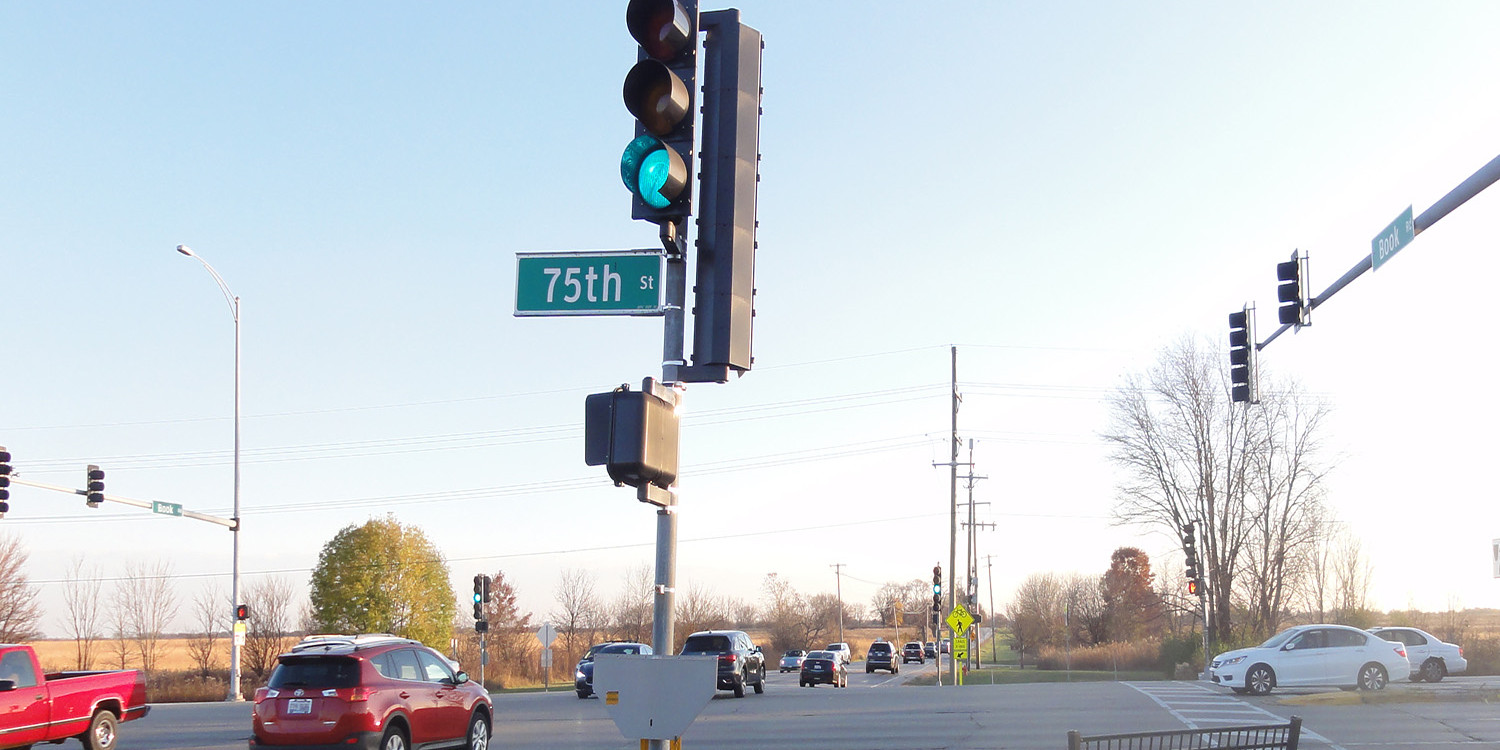 75th Street at Book Road Traffic Signal Modifications & Pedestrian Signal Updates | Ciorba Group