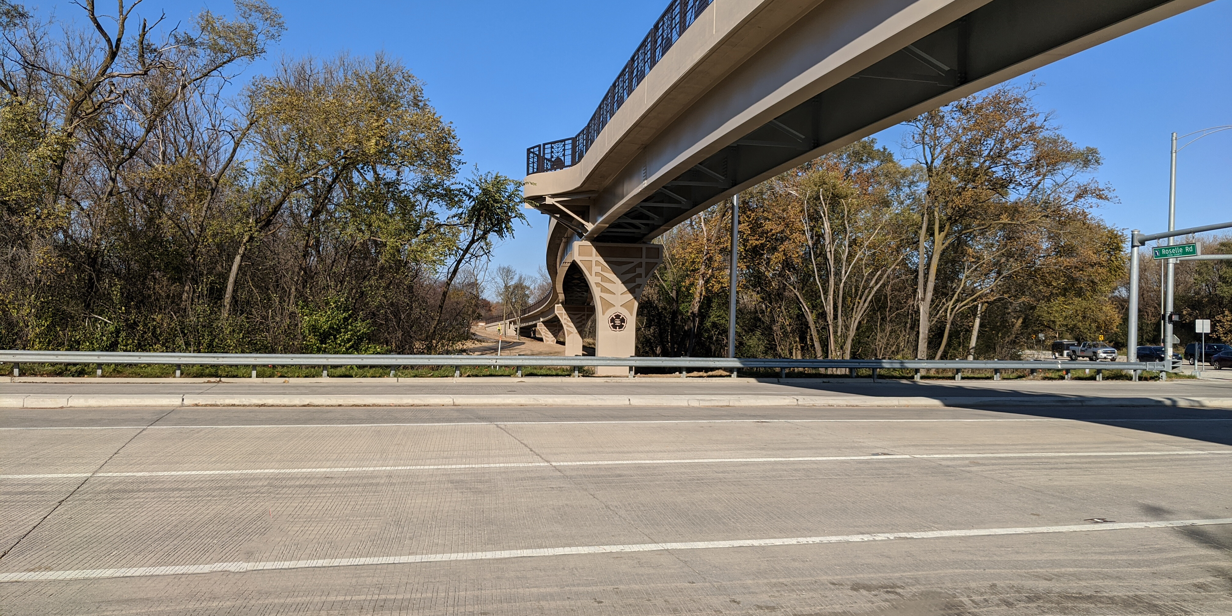 Ped bridge over Roselle Rd | Ciorba Group